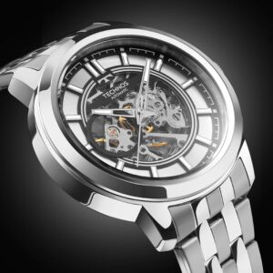 Technos Automático Skeleton Prata